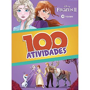 Livro Infantil Colorir Frozen 100 Atividades