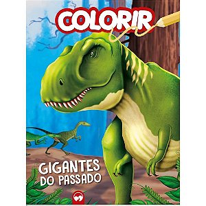 Livro Infantil Colorir Gigantes do PASSADO/DINOSSAURO