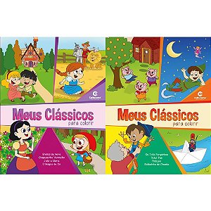 Livro Infantil Colorir Meus Classicos P/COLORIR 64P S