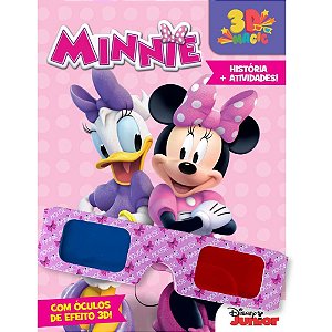 Livro Infantil Colorir Minnie 3D Magic 16PGS