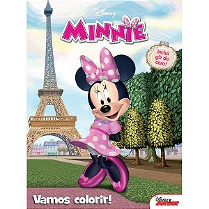 Livro Infantil Colorir Minnie Vamos Colorir 12PGS