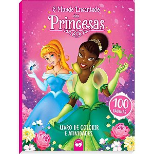 Livro Infantil Colorir Mundo das Princesas 100PGS