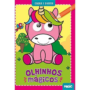 Livro Infantil Colorir Olhinhos Magicos