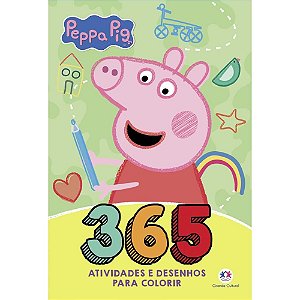 Livro Infantil Colorir Peppa PIG 365 Atividades