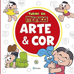 Livro Infantil Colorir T. Monica ARTE e COR 27X27 36P