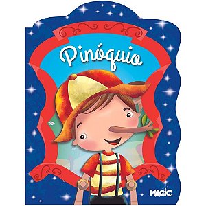 Livro Infantil Ilustrado Contos Pinoquio Recortado