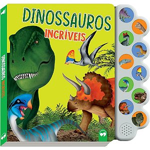 Livro Sonoro Dinossauros 29X27 10P 10SONS