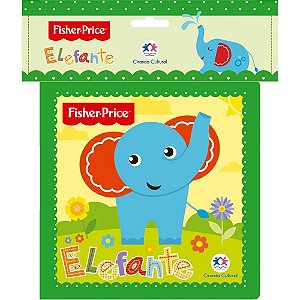 Livro para Banho Fisher Price Elefante 14X14 6P