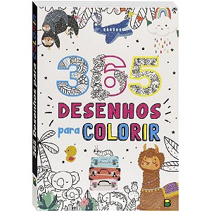 Livro Infantil Colorir 365 Desenhos P/COLORIR BR 288P