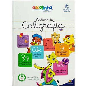 Livro Caligrafia Escolinha Caligrafia 32P20X27C