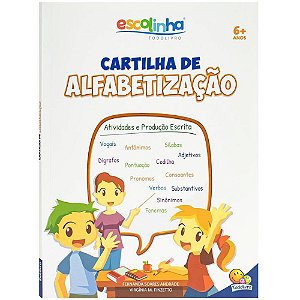 Livro Cartilha Escolinha ALFABETIZ.88P.20X27C