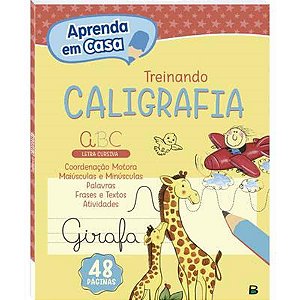 Livro Ensino Aprenda em Casa Caligrafia 48P