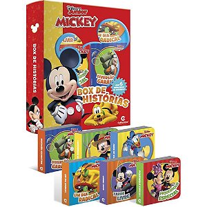 Livro Brinquedo Ilustrado Mickey BOX Historias C/6