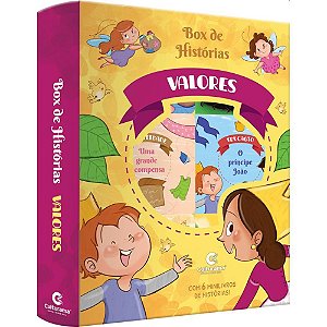 Livro Brinquedo Ilustrado Valores BOX Historias C/6