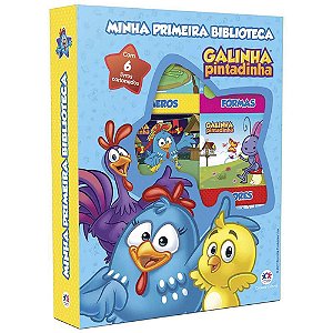 Livro Brinquedo Ilustrado Galinha Pintadinha BOX C/6MINI