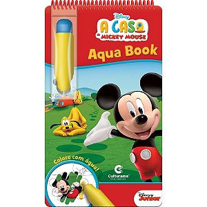 Livro Aquabook Mickey 24,5X14CM 10PGS
