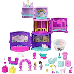 Polly Pocket Micro Mundo Surpresa Bolo Aniversári