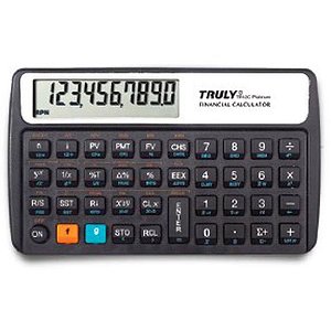 Calculadora Financeira Profissional TRULY TR12C Platinum RPN – 10 Dígitos