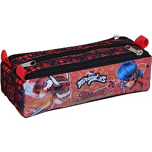 Estojo Tecido Miraculos EASY 3ZIPERES