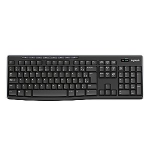 Teclado Logitech K270 Preto sem Fio 920-004427-C