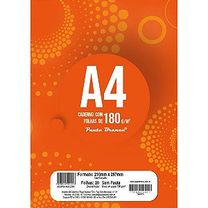 Bloco Tecnico sem Margem Desenho A-4 180G. 20FLS.