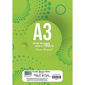 Bloco Tecnico sem Margem Desenho A-3 180G.20FLS.BRANCO (27898944524303)
