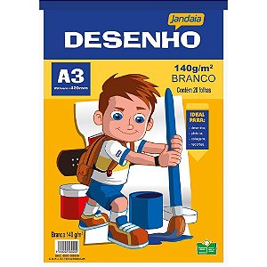 Bloco Tecnico sem Margem Desenho A-3 140G.20FLS.BRANCO (7894494309595)