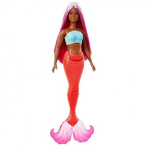 Barbie Fantasy Sereias com Cabelo Colorido  - Mattel