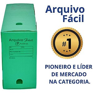 Arquivo Morto Polipropileno Facil Novaonda Verde PCT.C/10