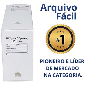 Arquivo Morto Polipropileno Facil Novaonda Branco PCT.C/10