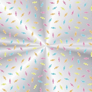 Saco Poli Transparente Decorad 25X35CM. Sortido