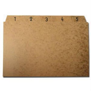 Indice para Fichario 1 a 31 5X8 Cartao KRAFT