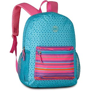 Mochila Clio Poa com Lista Color G (S)
