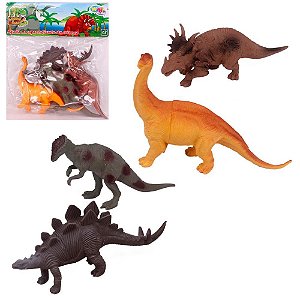 Miniatura Colecionavel KIT Dinossauros 4PCS (S)