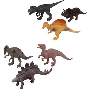 Miniatura Colecionavel KIT Dinossauros 6PCS (S)