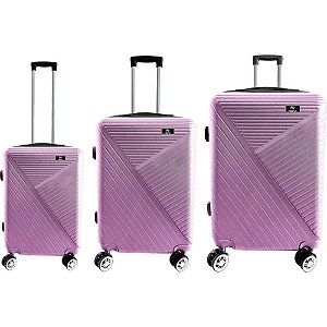 Mala de Viagem Salvador ABS 360 C/03PEC PINK