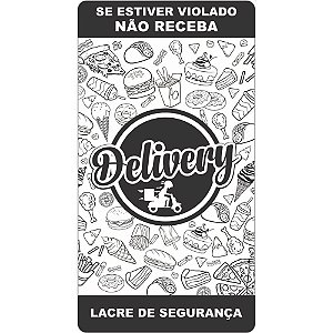 Etiqueta Adesiva Delivery Lacre SEGURANC75X40MM