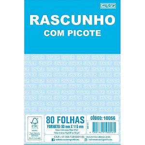 Bloco para Rascunho C/PICOTE e Grampo 80F.80X11,5 (17891321100568)