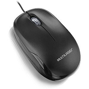 Mouse Optico USB BOX 3BOTOES 1200DPI Preto