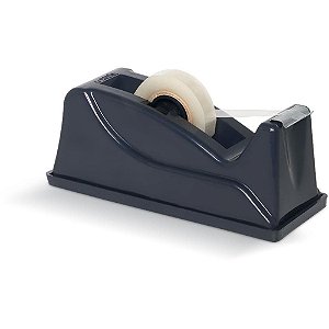 Suporte para Fita Adesiva Pequeno Plastico Preto