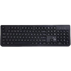 Teclado USB Multimidia Concept PRO Preto