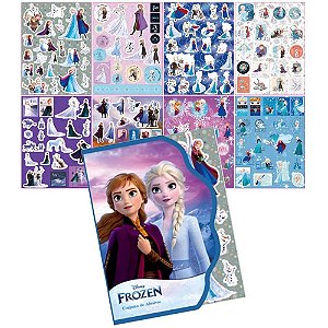 Adesivos Decorados Frozen 8FLS. MOD. 957 (S) Cartela