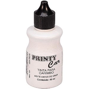 Tinta para Carimbo 40ML Preta (7897216901336)
