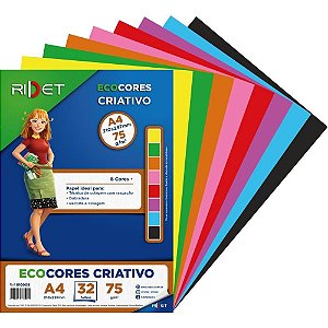 Bloco para Educacao Artistica Criativo A4 8 Cores 75G.32FLS