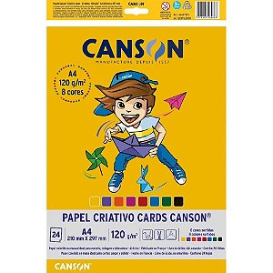 Bloco para Educacao Artistica Criativo A-4 120G.24FLS 8CORES
