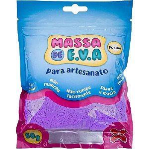 Massa de EVA Roxo 50G