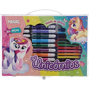 Maleta para Pintura Unicornio 86 Pecas