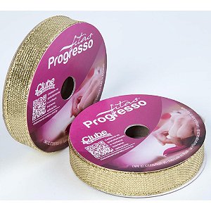 Fita Metalizada 15MM 10M. Ouro ARAMADA (7891521660469)