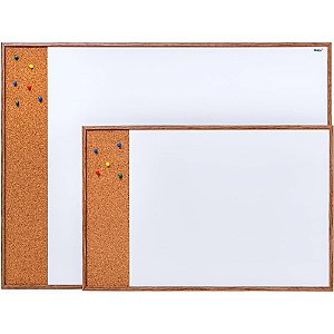 Quadro Aviso Moldura Madeira 60X40CM UV Brilhante FIT Bambu