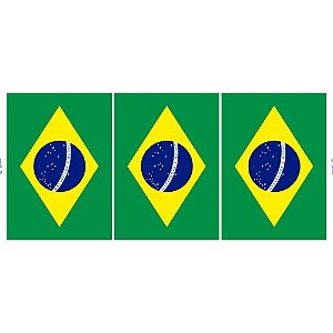 Decoracao Copa do Mundo TNT 1,40M 40G Bandeira Brasil